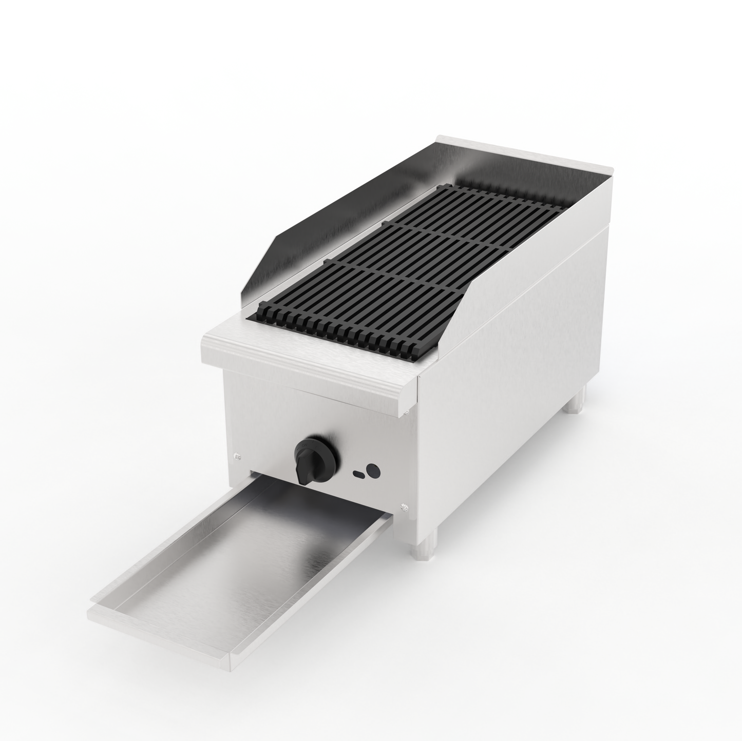 12 Inch Commercial Gas Lava Rock Charbroiler