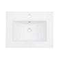 Premium Rectangular Vanity Top With Single Faucet Hole And Overflow