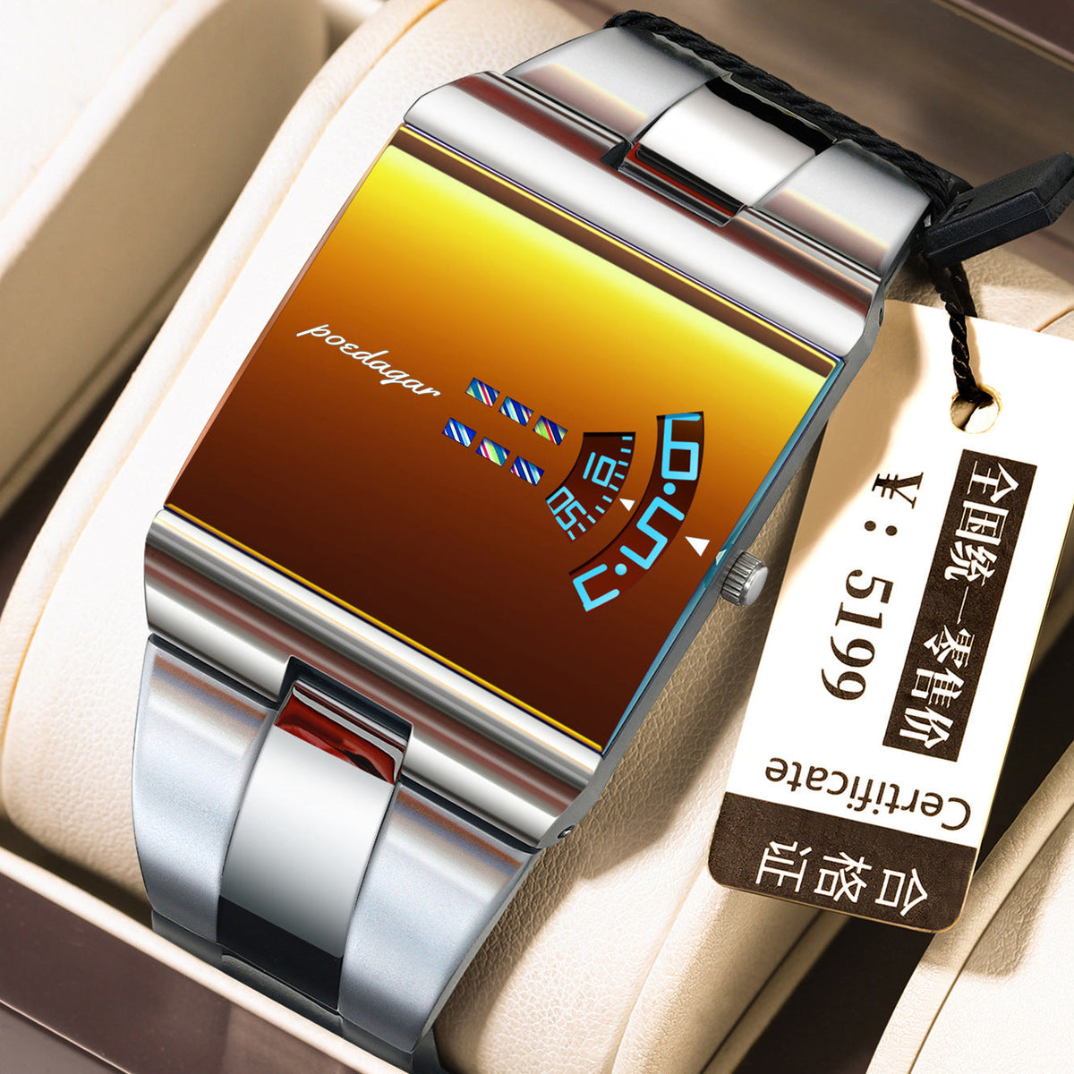 Ultra-thin Trendy Waterproof Quartz Watch