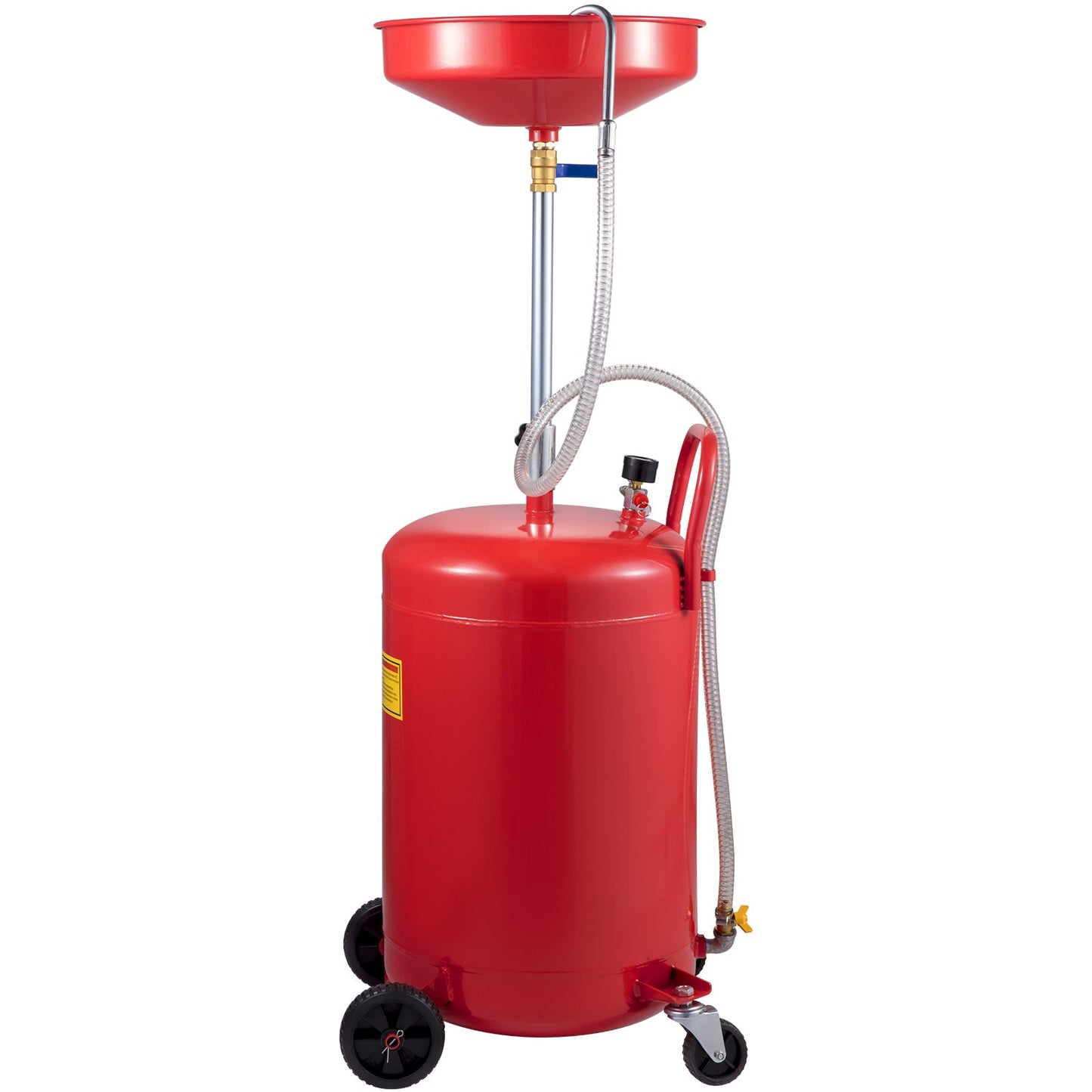 Waste Oil Drain Tank 20 Gallon Portable Oil Drain Air Operated Drainer