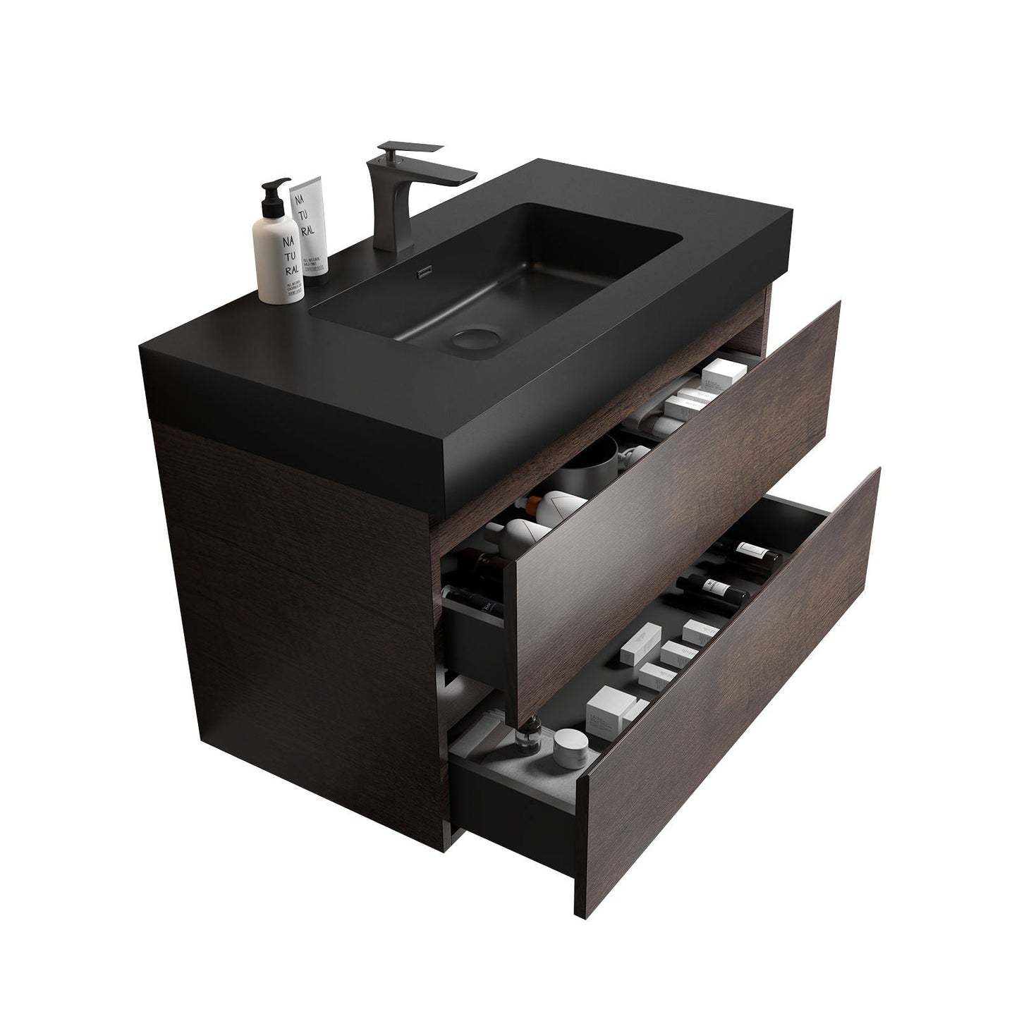 Alice Bathroom Vanity Wall Mounted With Sink