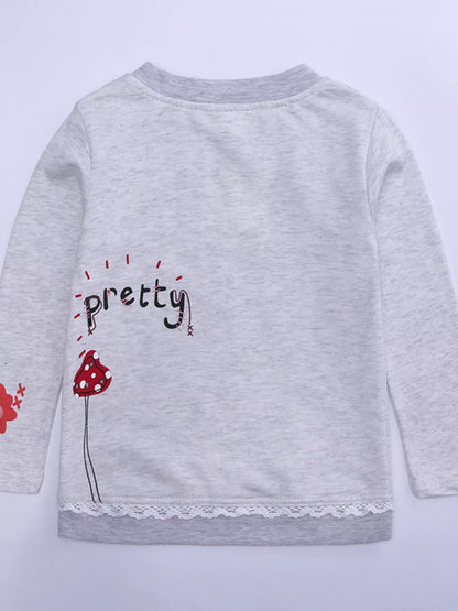 Children's Round Neck Top and Jeans Set