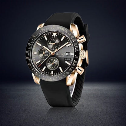 Van Gogh Starry Fantasy Series Men's Rubber Strap Watch
