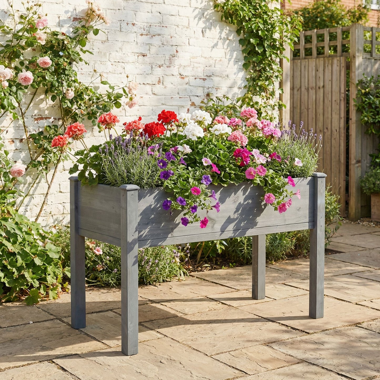 Elevated Raised Garden Bed For Outdoor