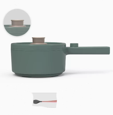 Mini Electric Hot Pot for Portable Cooking - Compact Plug-in Household Cooker