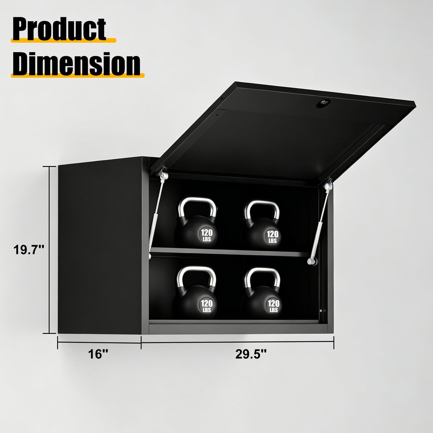 Heavy Duty Metal Wall Mounted Tool Storage Cabinet