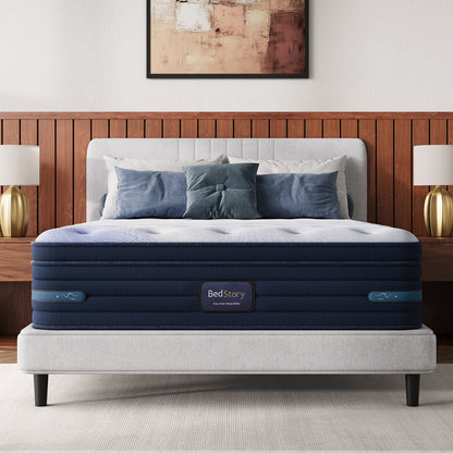 Bedstory Spine Align 12" Full Firm Pressure Relieving Cooling Hybrid Mattress
