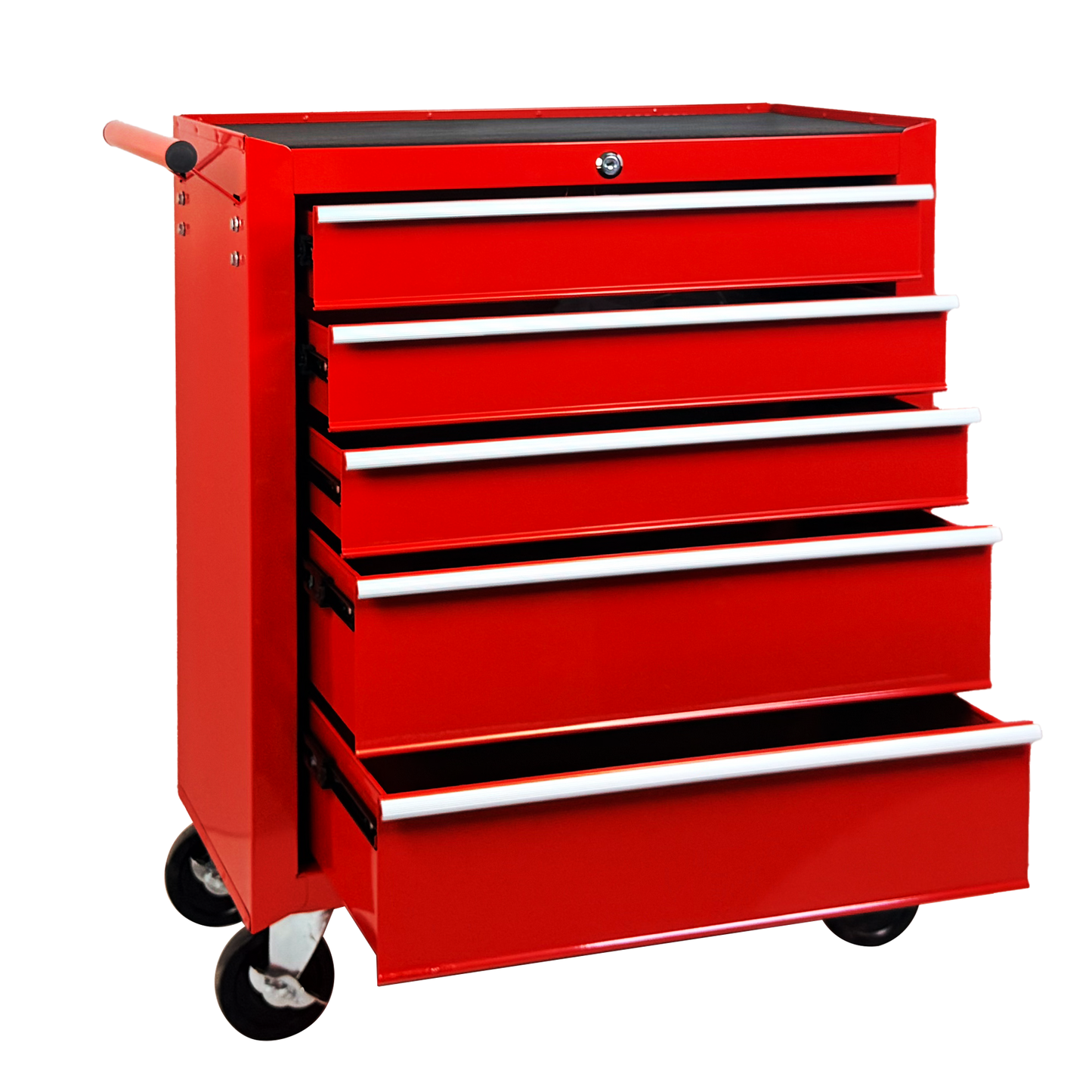 5-Drawer Rolling Tool Chest with Lock & Key