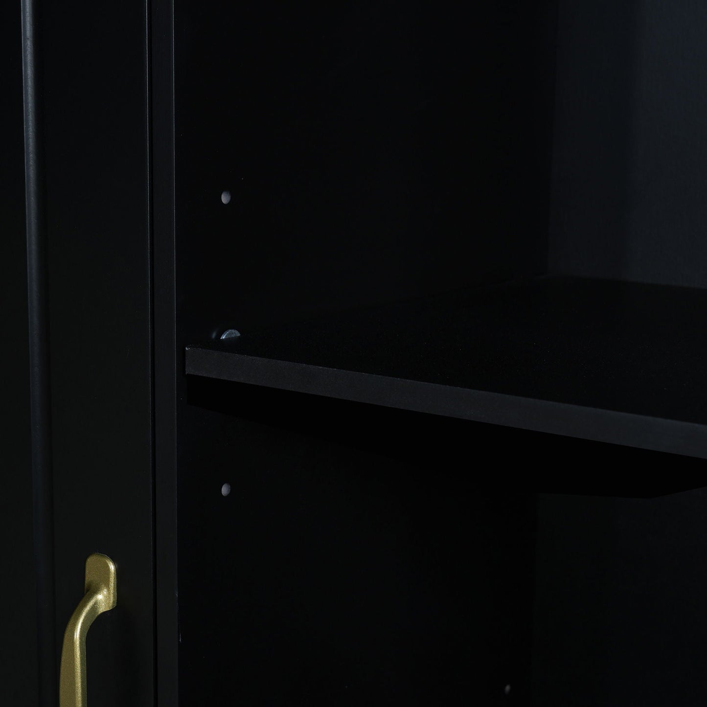 Freestanding Tall Storage Cabinet With 2 Tilt-Out Hampers