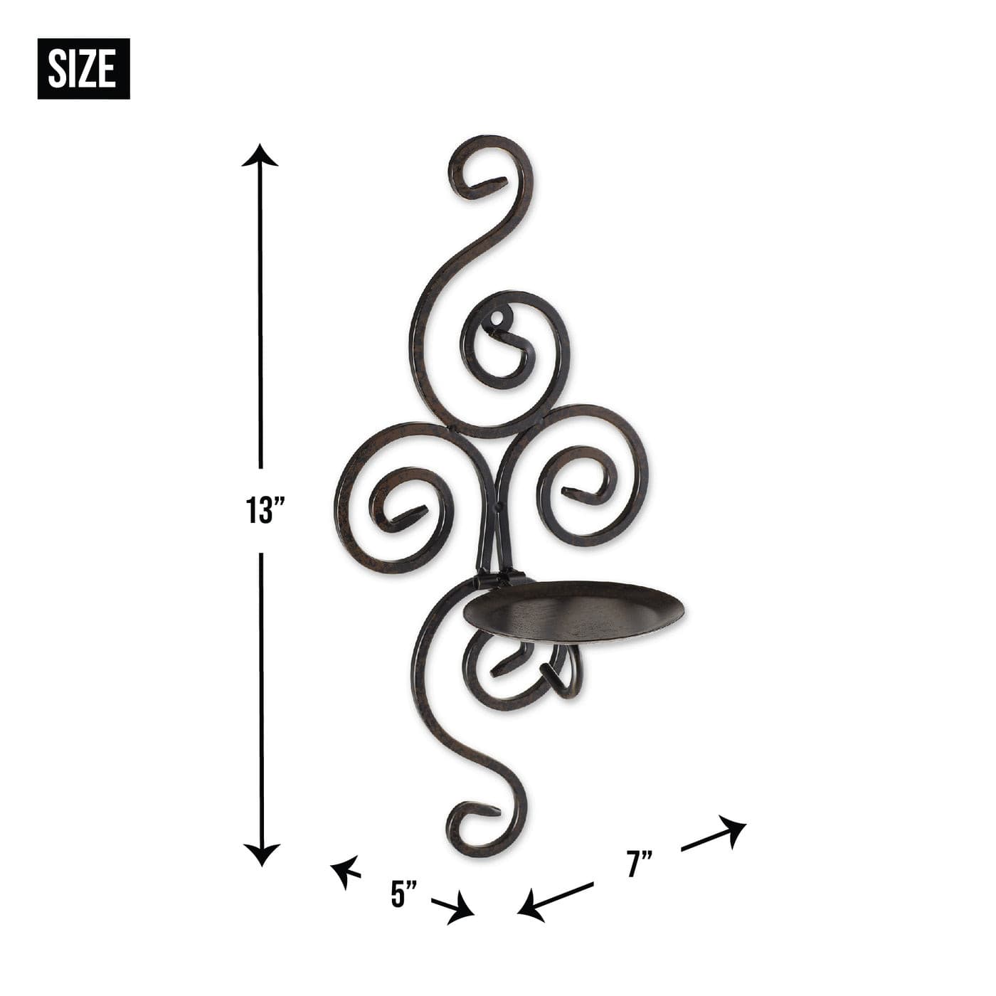 SCROLLWORK CANDLE SCONCES