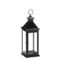 MEDIUM GLOSSY BLACK LANTERN