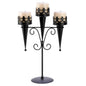 MEDIEVAL TRIPLE CANDLE STAND