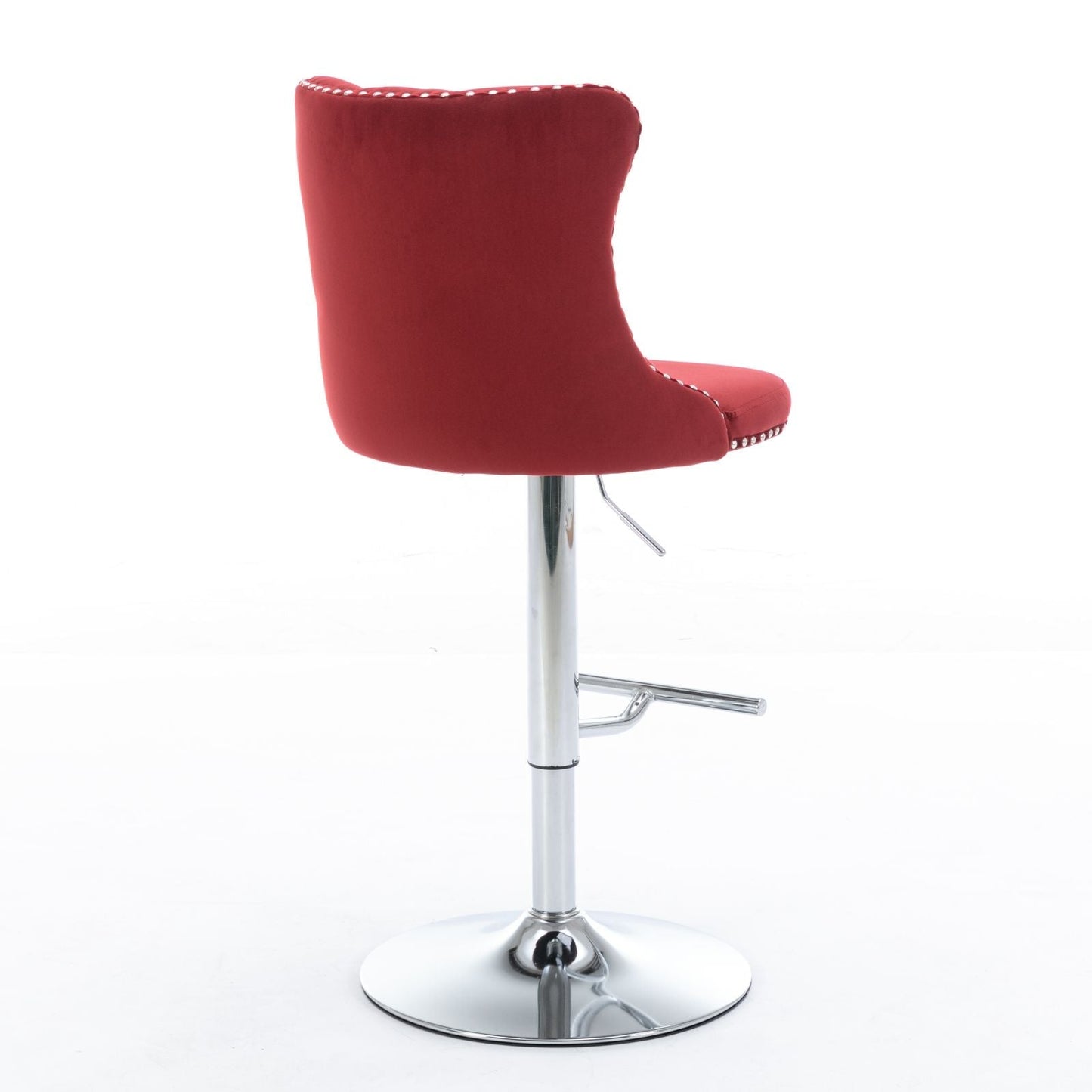 Swivel Adjustable Height Barstools Set of 2