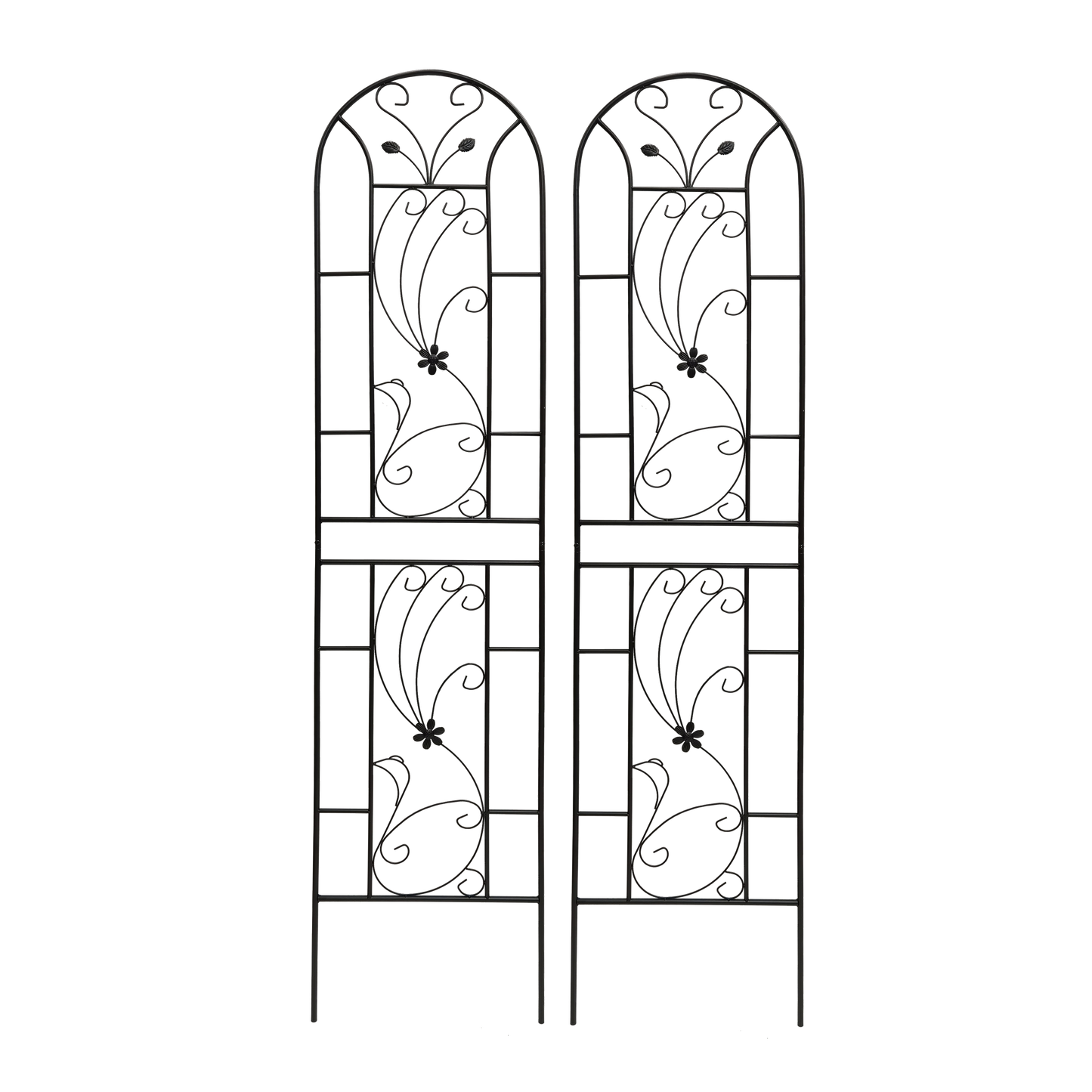 2 Pack Metal Garden Trellis