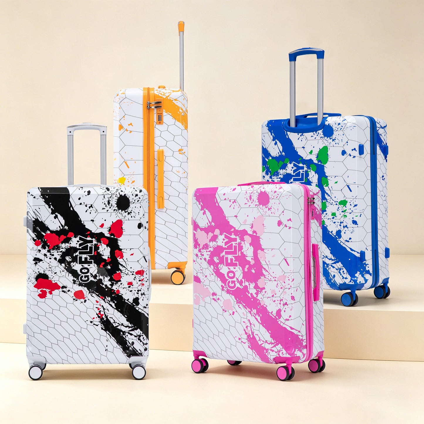 28 Inch PC Spinner Wheel Luggage, Carry-On Suitcase