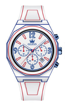 Cartoon Style Silicone Strap Waterproof Quartz Watch Casual Sports Daily Wear