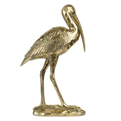 10x15.9x3.7" Standing Crane Figurine