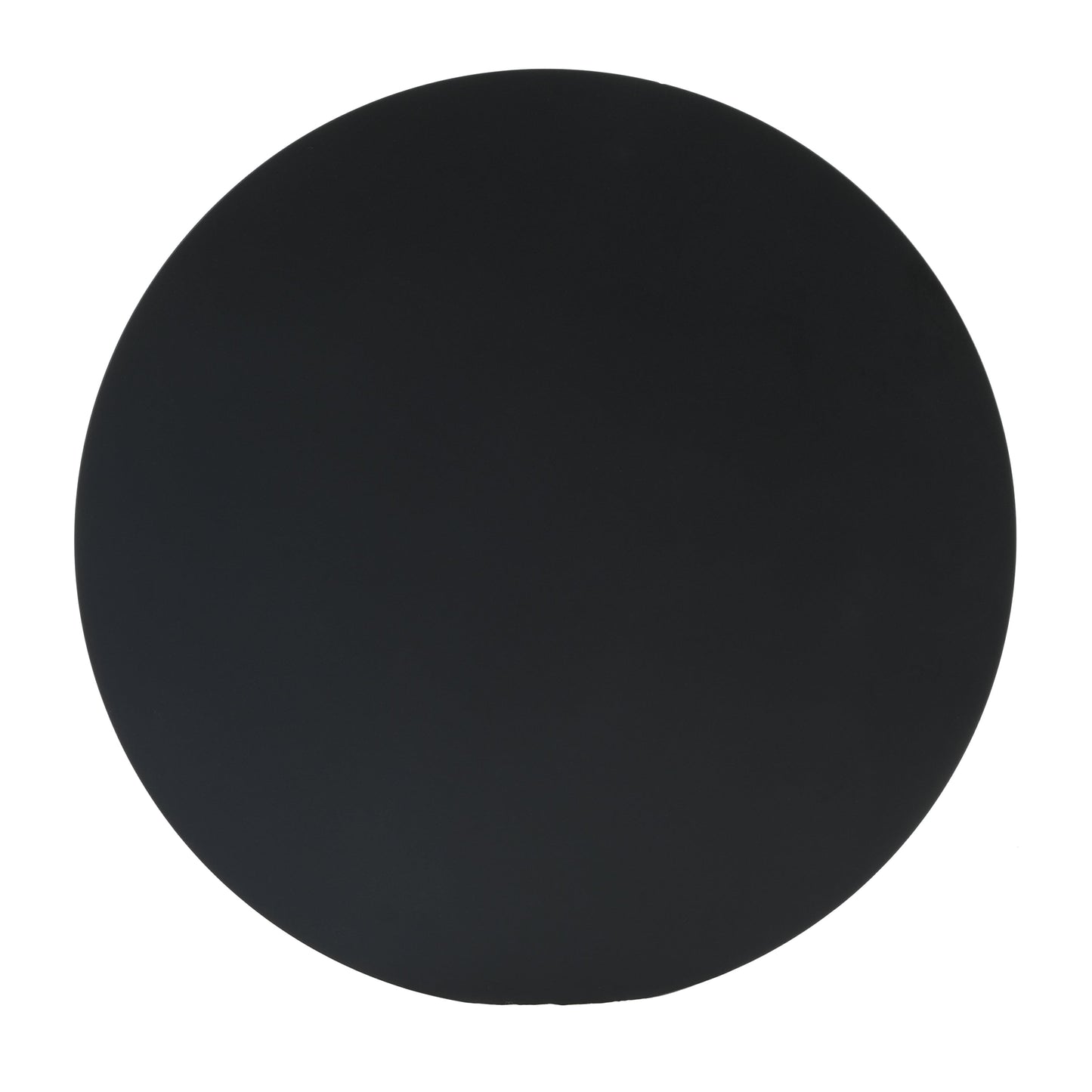 Indoor 3-Tier Metal Round Side Table with Sliding Door Cabinet