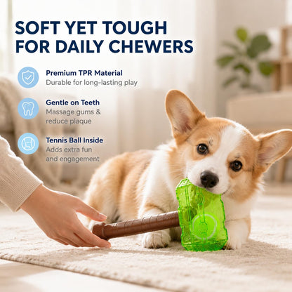 Tennis Ball In Bottle Interactive Dog Chew Toy For Medium And Large Breeds