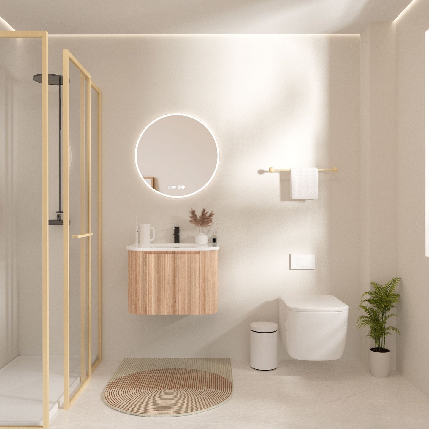 Wall Mounted Bathroom Vanity With Sink