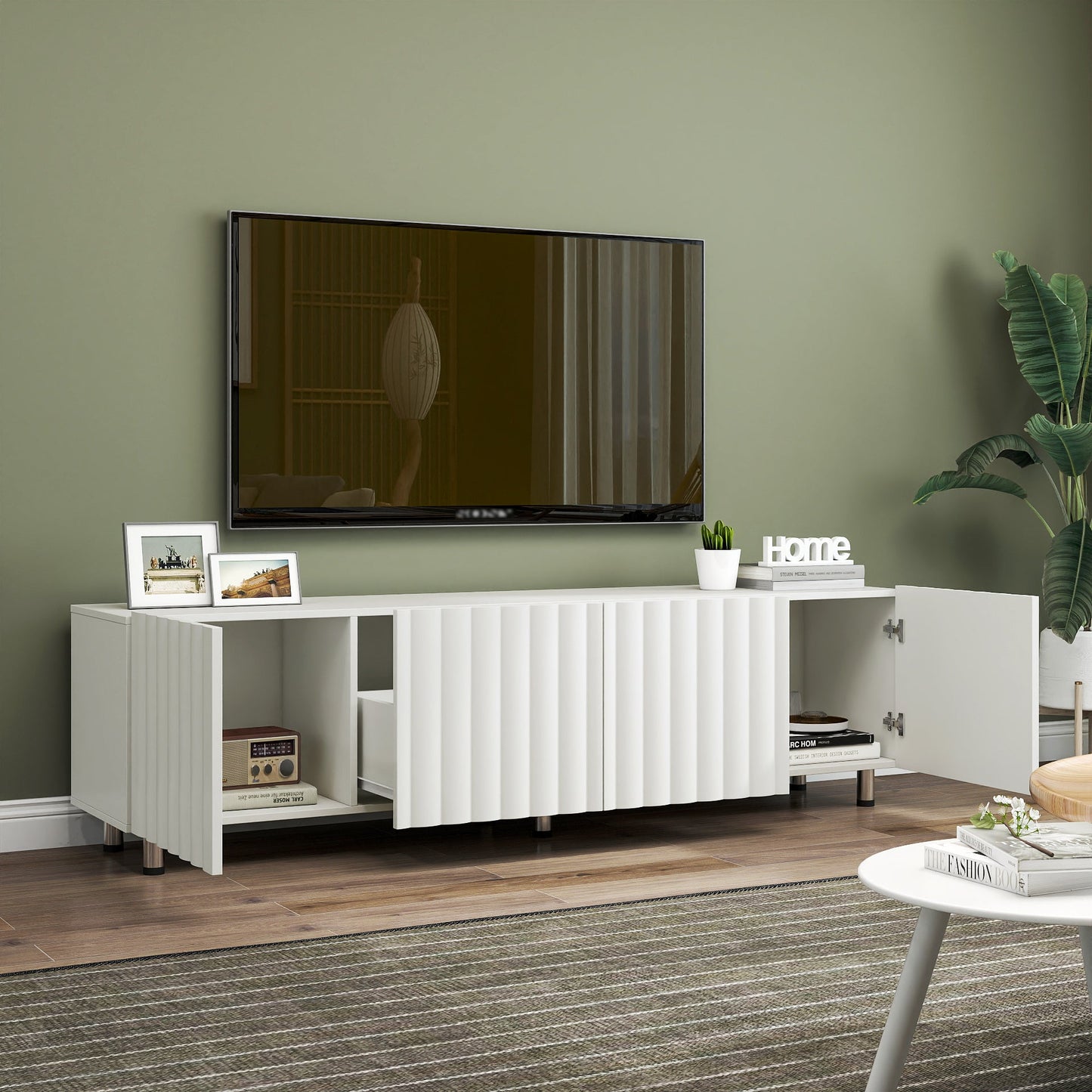 Modern TV Stand for 65+ Inch TV