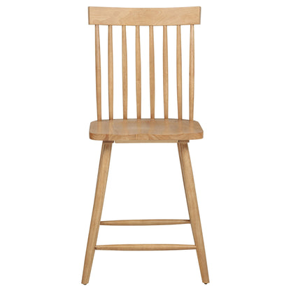 Andrews Windsor Counter Height Dining Side Chair Light Ash (Set of 2)