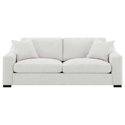 Ashlyn Fabric Upholstered Track Arm Sofa Sand