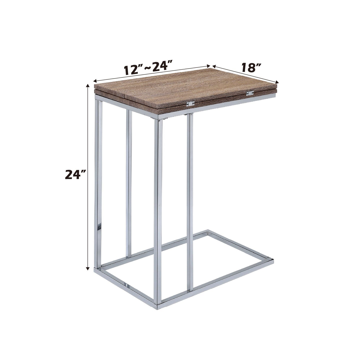 Danson Weathered Accent Table - Oak
