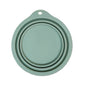 Outdoor Dog Folding Bowl Silicone Pet Bowl Drinking And Eating Dual-purpose Bowl Portable Dog Basin