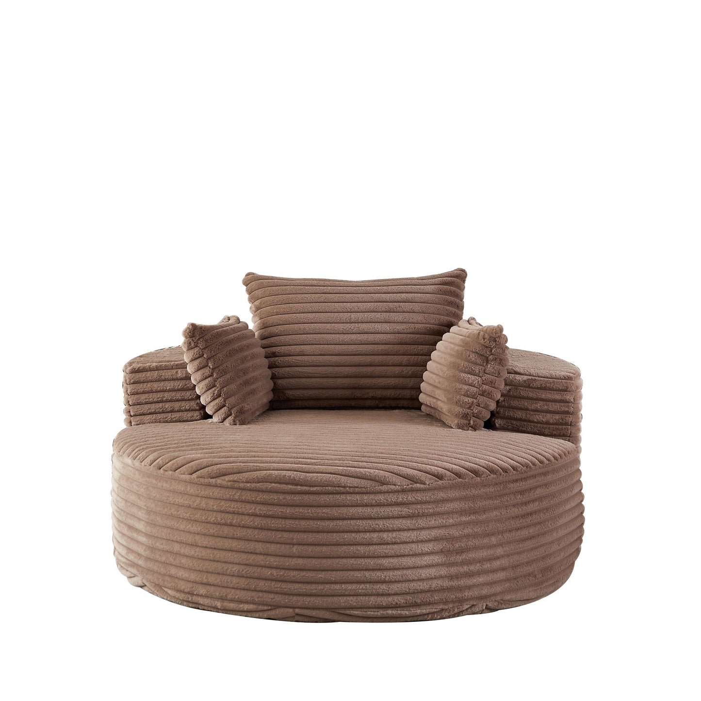 Modern Single Sofa With Backrest Pillow For Living Room