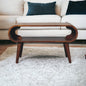 Open Chestnut Coffee Table, Nordic Legs