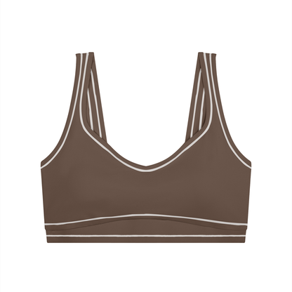 Loki & Ivy Women’s Topstitching Yoga Sports Bra