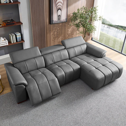 Wall-Hugger Reclining Sofa Modern Electric Control