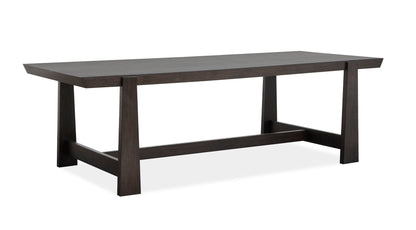 Tauren - Trestle Dining Table - Coffee Bean