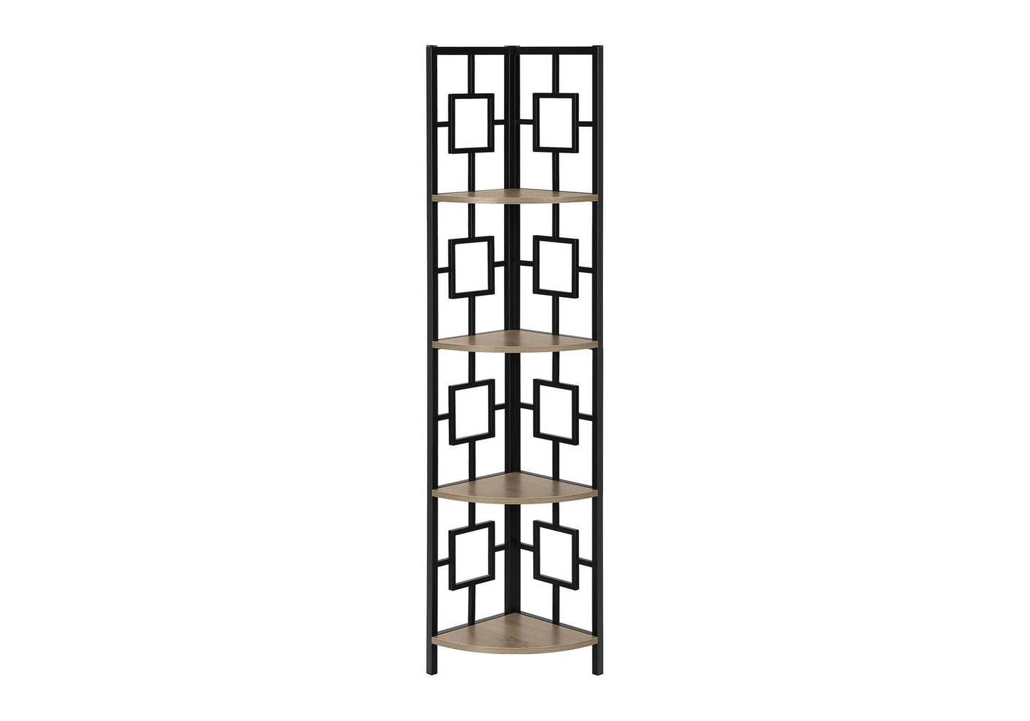 4 Tier Corner Bookshelf - Contemporary & Modern