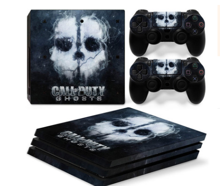 PS4 Pro Anti-Scrape Geometric Pattern Sticker | Durable Protection for Gaming Console