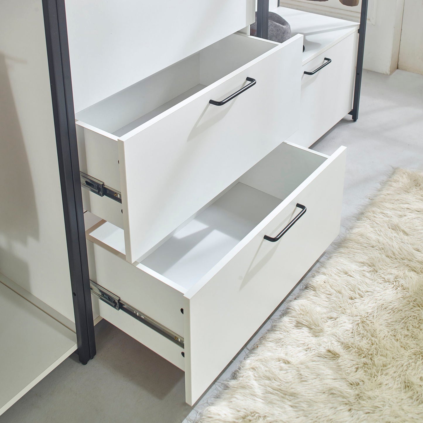 Fiona - Walk-In Closet System, Freestanding - White