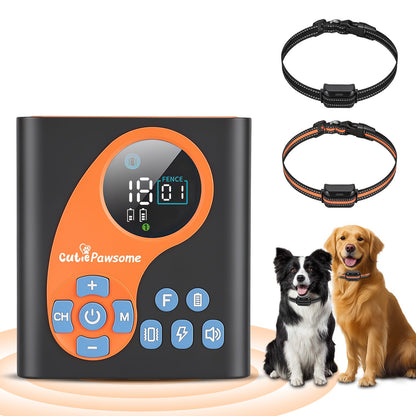 Wireless Dog Fence System with Training Collar - 722FT Range