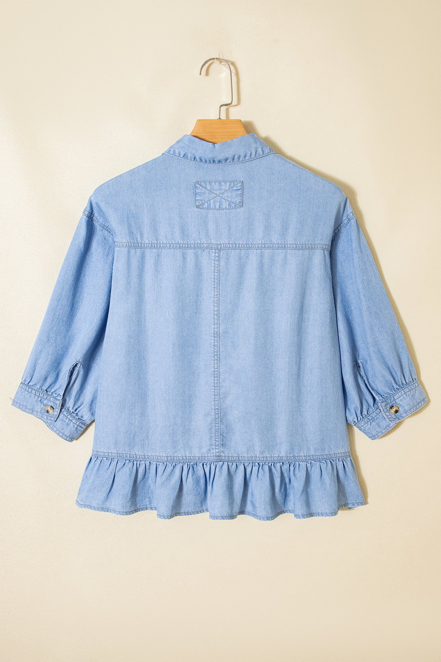 Daphne High Low Chambray Shirt