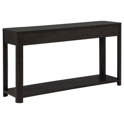Marcelo Sofa Console Table with 2 Drawers and Shelf Coffee
