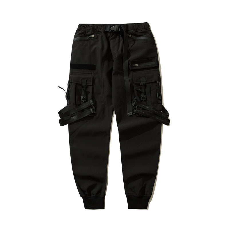 Cargo Jogger Paratrooper Pants Casual Long Trousers For Fall And Winter