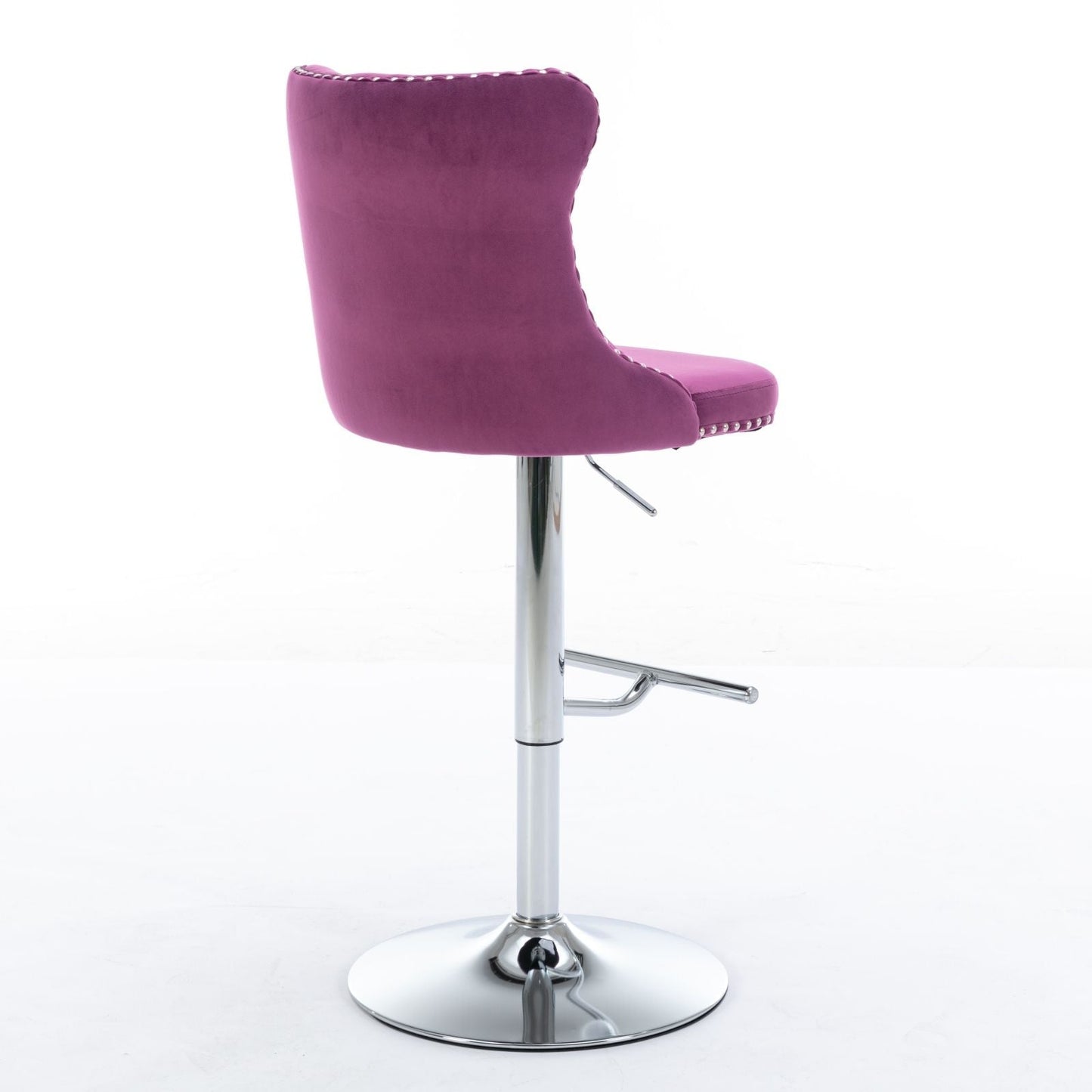 Swivel Adjustable Height Barstools Set of 2