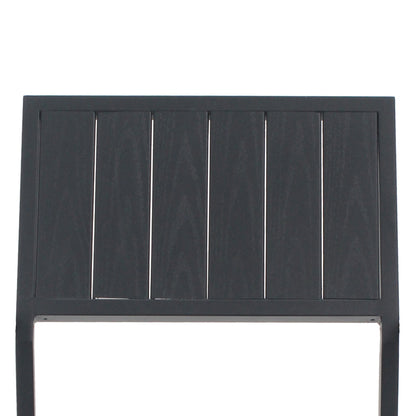 Modern Outdoor Indoor Metal Side Chair - Set of 2
