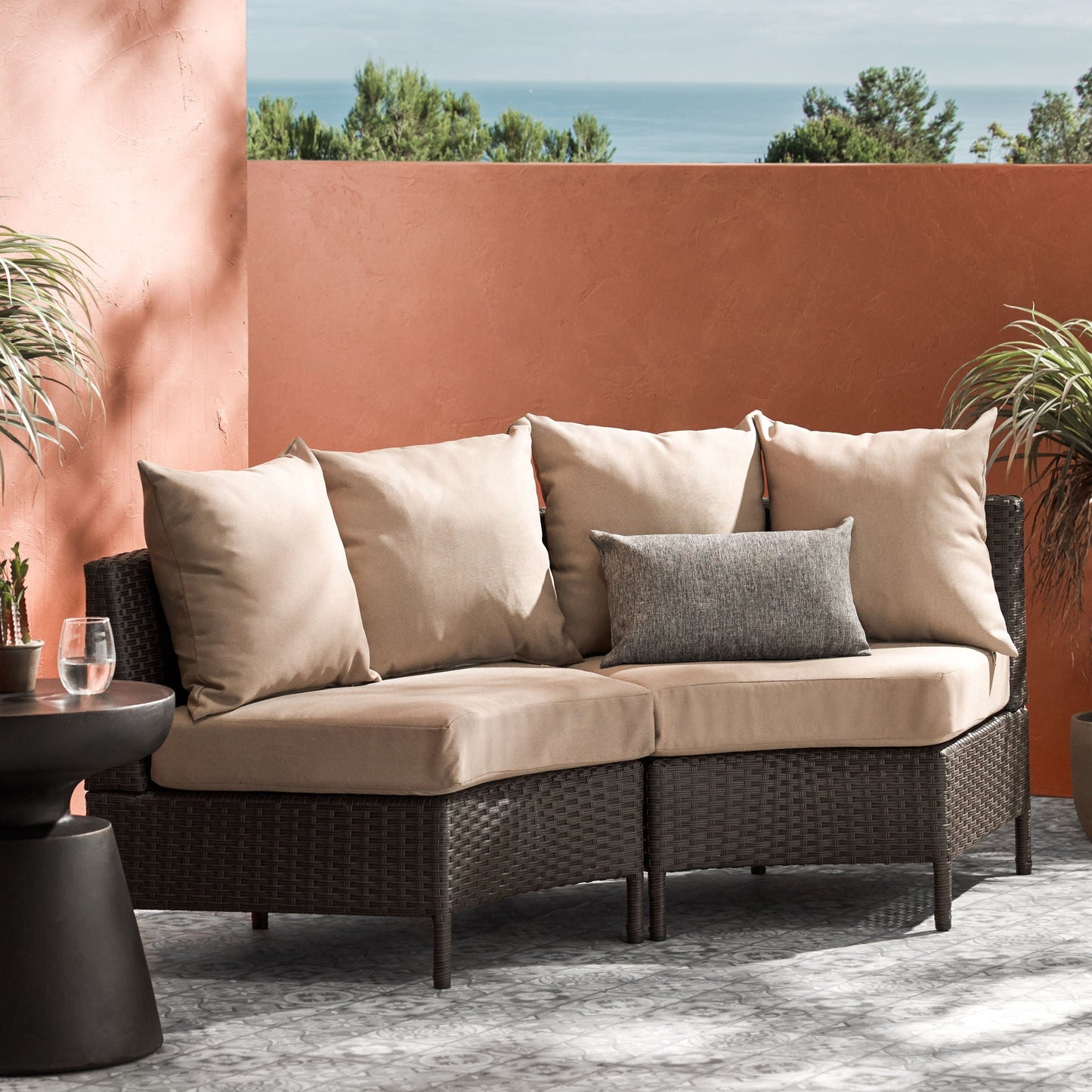 Pt Limon Modern Outdoor Single Sofa