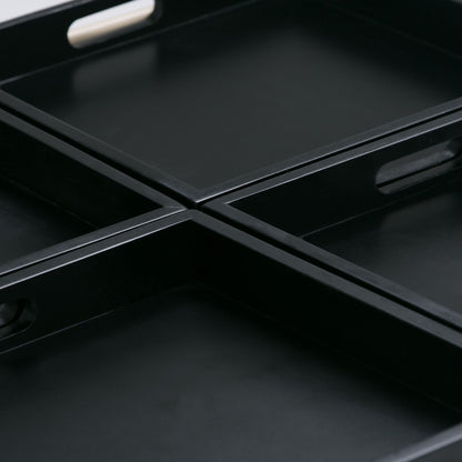 Avalon - Square Coffee Table, Storage Ottoman