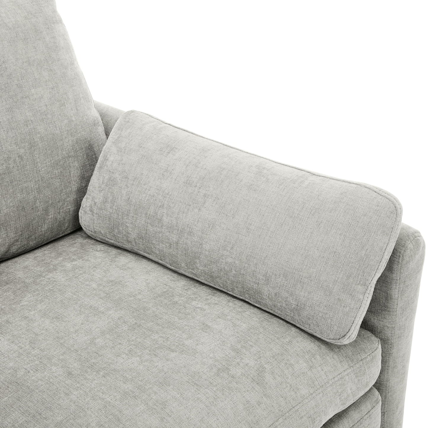 Cozy Upholstered Cushion Loveseat Sofa For Living Room