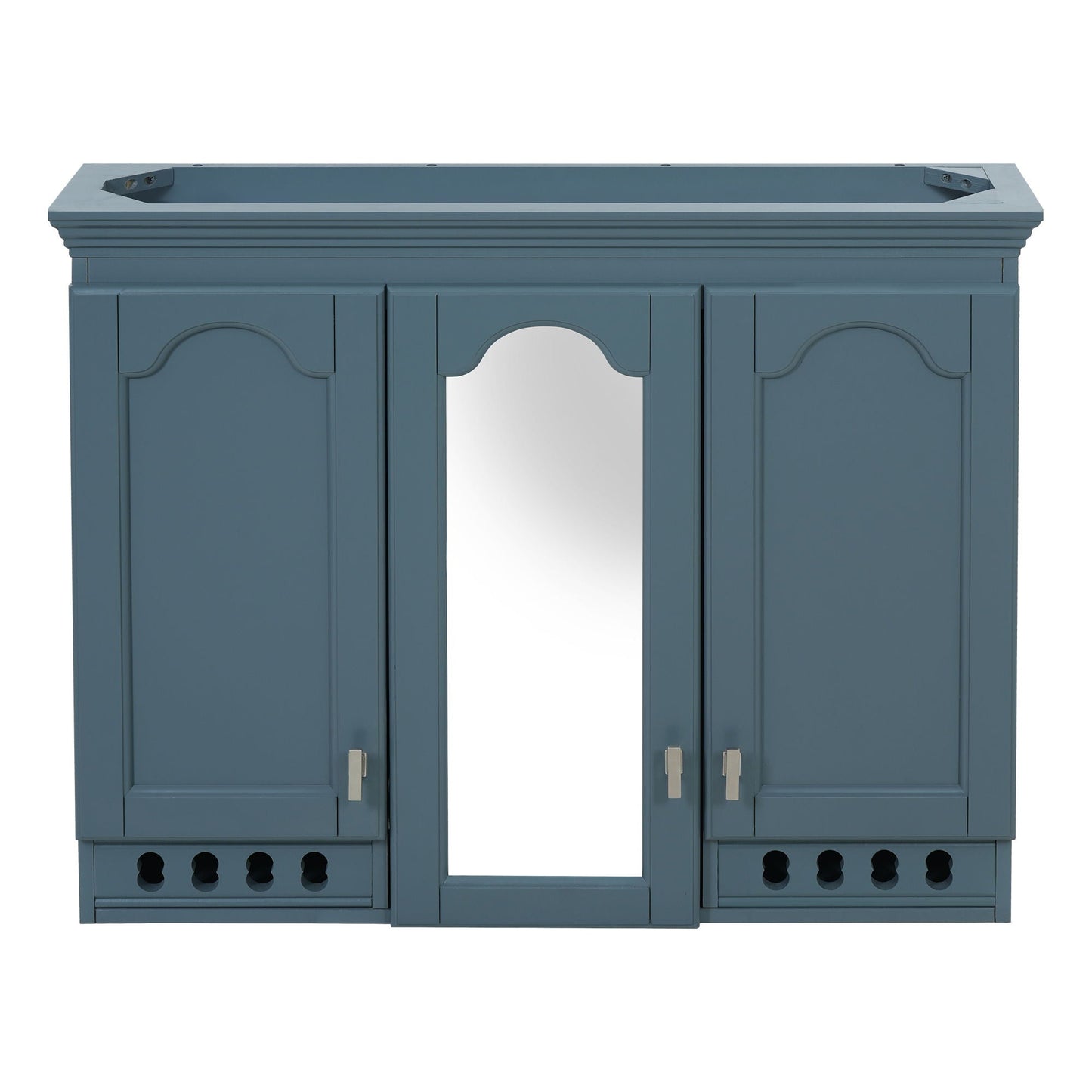 Wall Mount Mirror Cabinet With Adjustable Shelves, Soft Closing Hinges