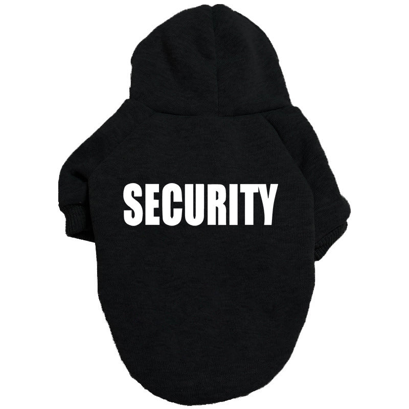 Solid Color Simple Warm Printed Pet Clothes
