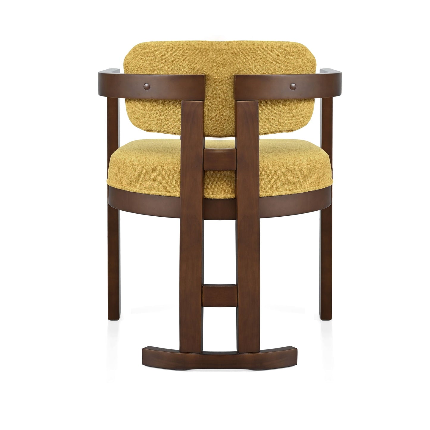 Stylish Indoor Upholstered Wood Dining Chair Set of 2