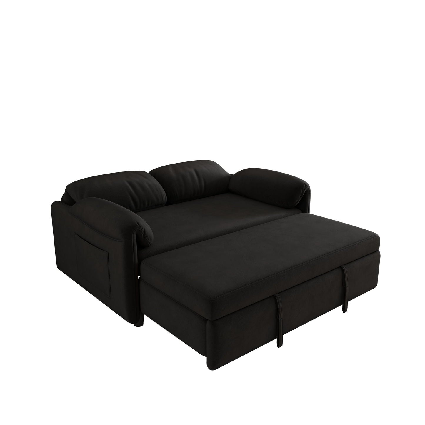 Sofa, Dual Purpose Lounge With Retractable Queen Size Bed
